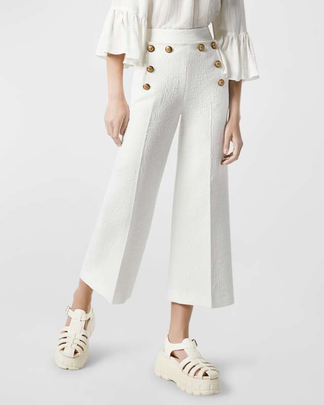 Nautical Sailor Culotte Pants